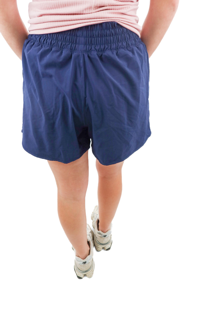 offline navy shorts (M; retail $39.95)