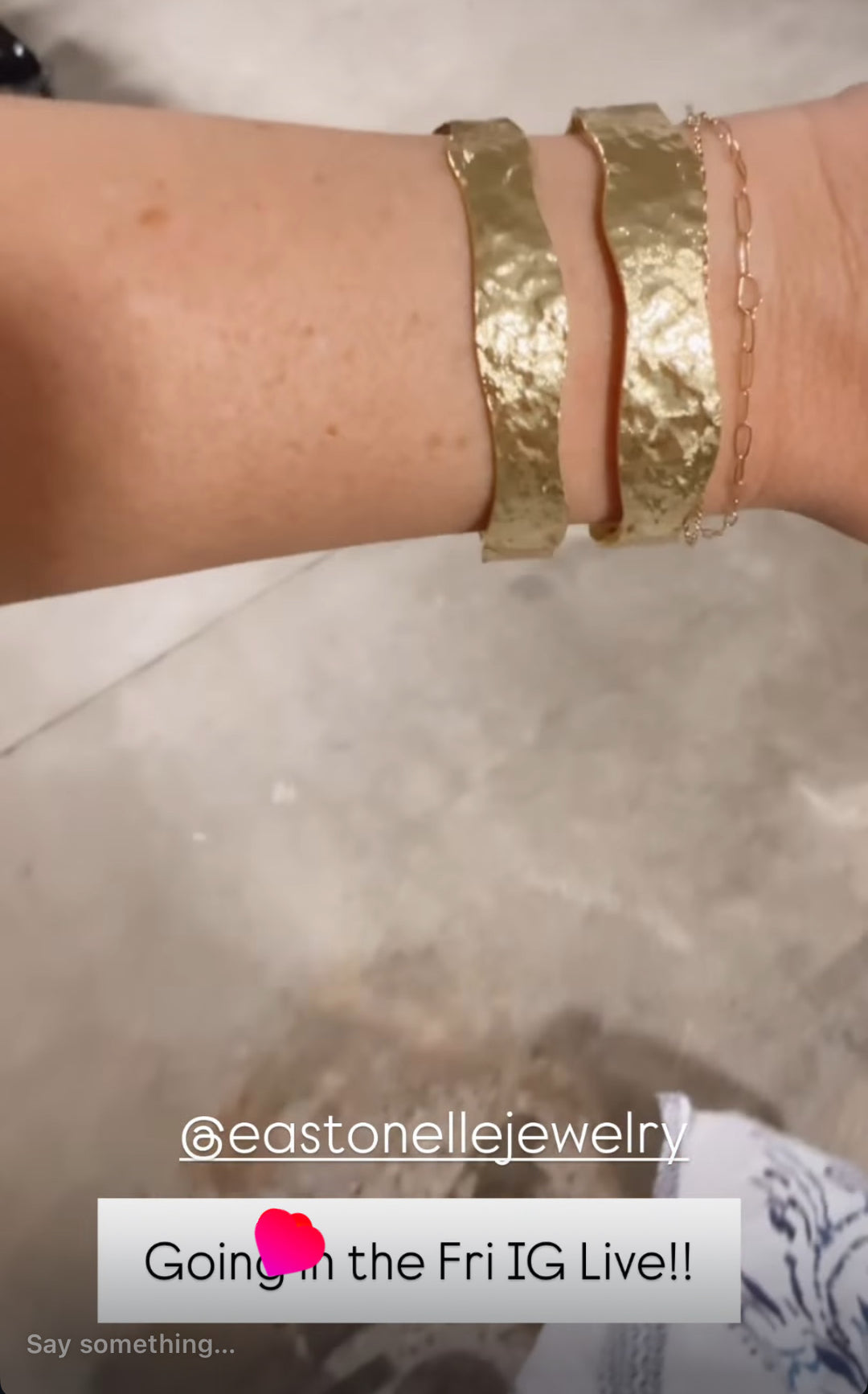 SOLD Easton Elle Double Plated Cuff