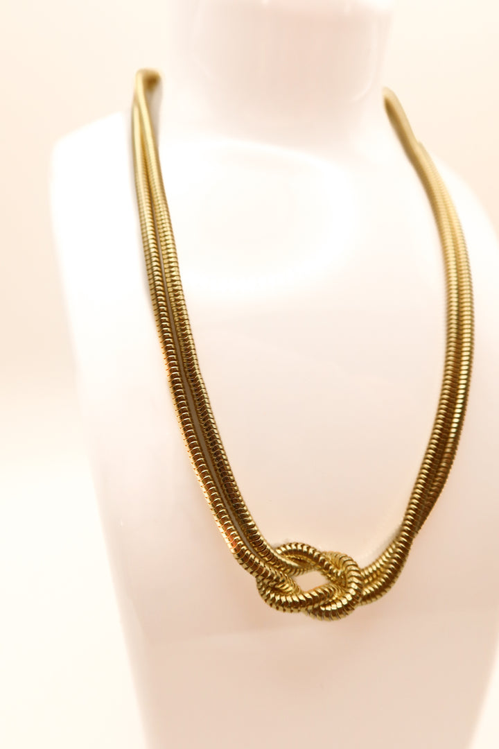Kendra Scott gold chain knot necklace (retail $75)