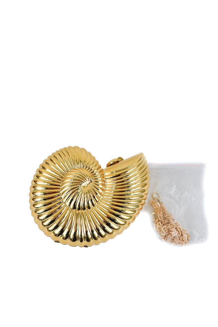 gold shell clutch