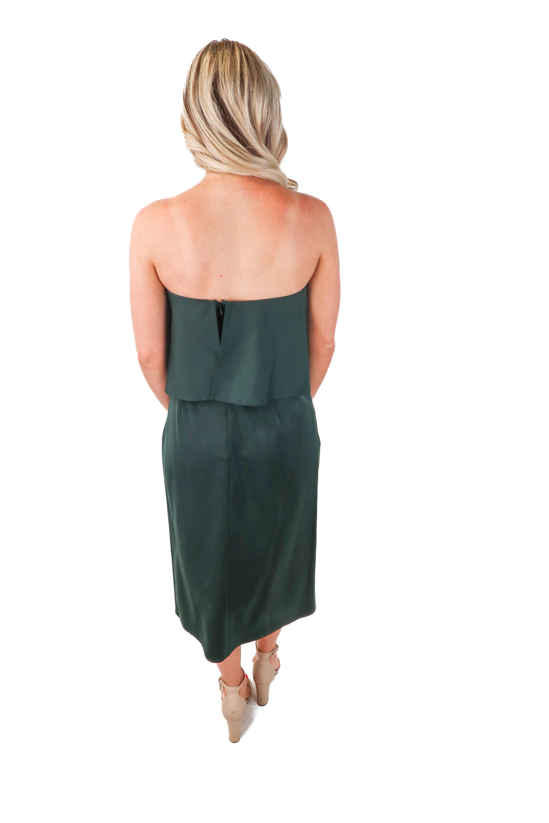 Lovers and Friends dark green dress (m; retail $248)