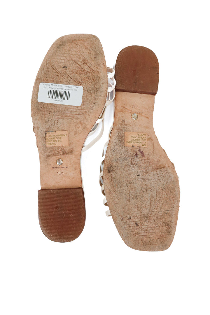 Antonio Melani cream sandals (10M)