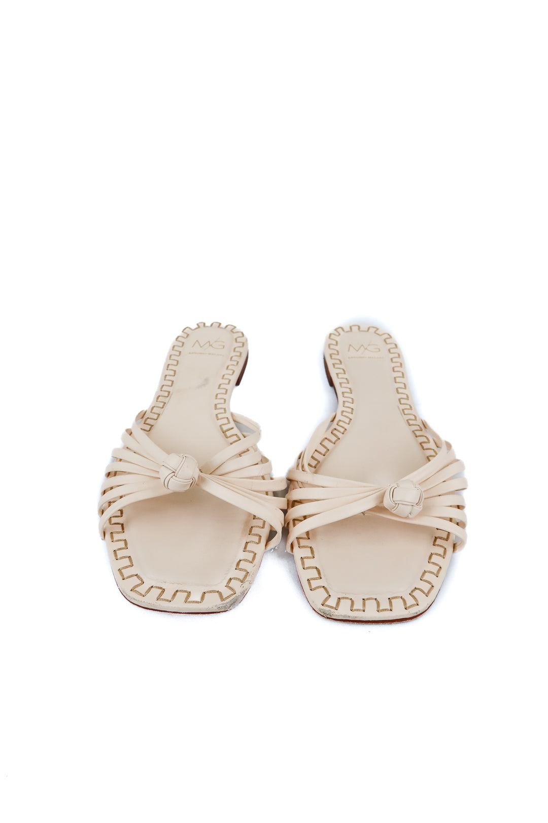 Antonio Melani cream sandals (10M)