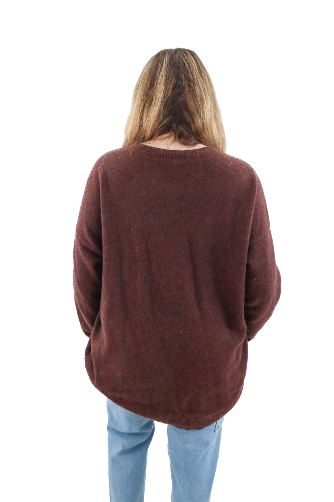universal standard brown sweater (s; retail $168)