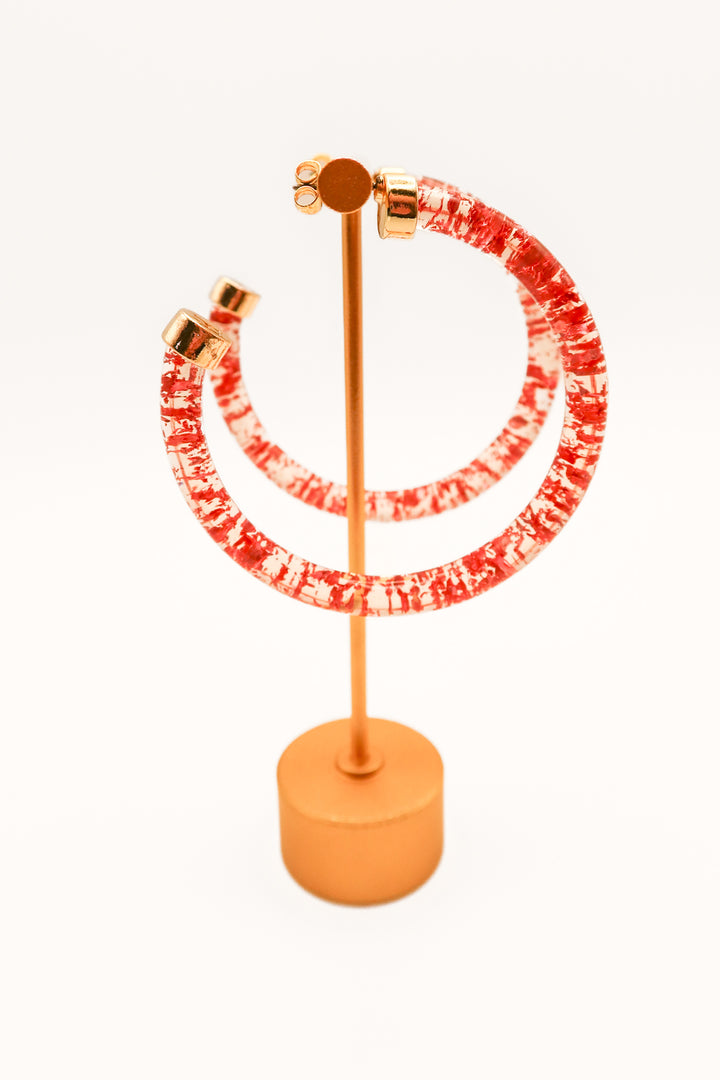 Hoo hoops clear/pink Hoops (retail $45)
