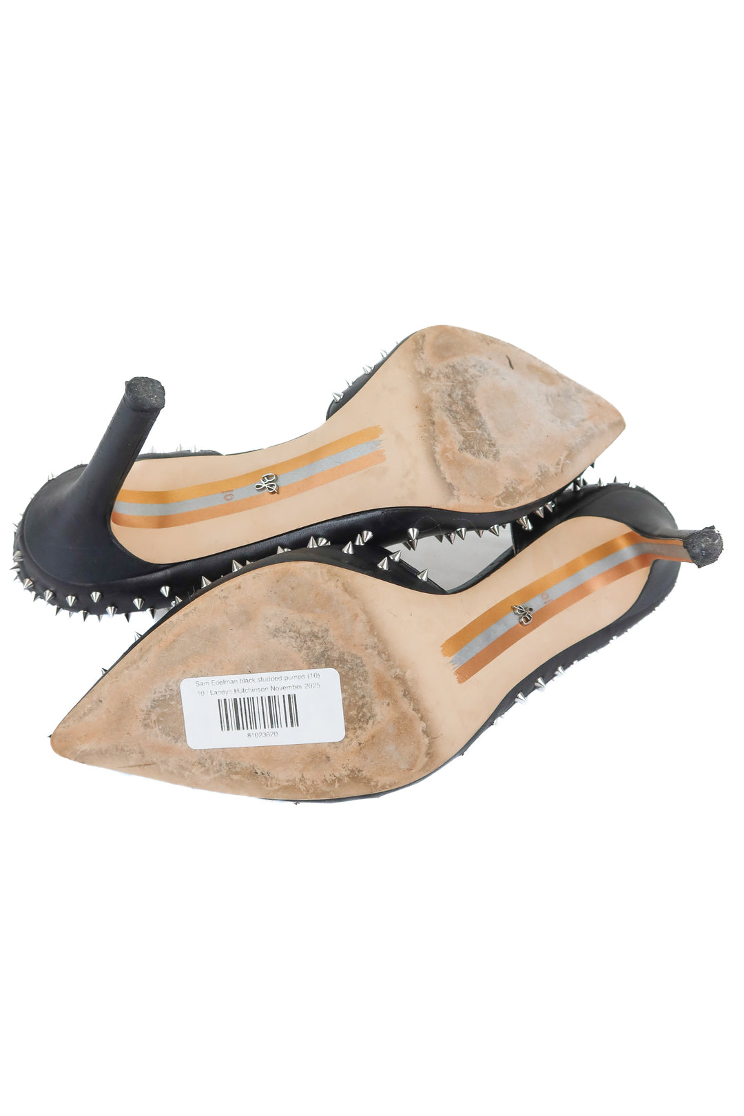 Sam Edelman black studded pumps (10)