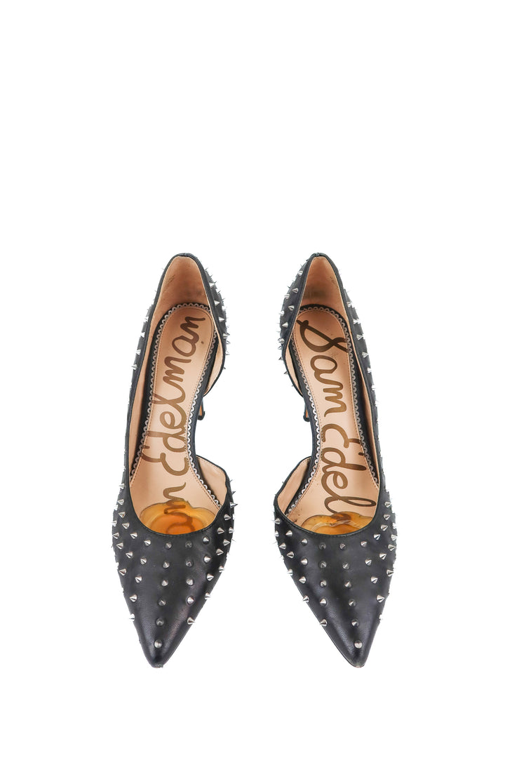 Sam Edelman black studded pumps (10)