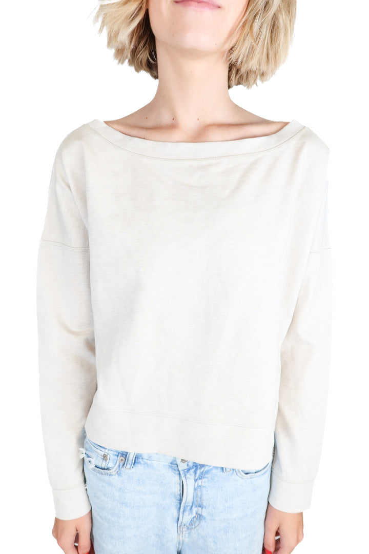 Travis Mathew beige crewneck NWT (S; retail $59.95)