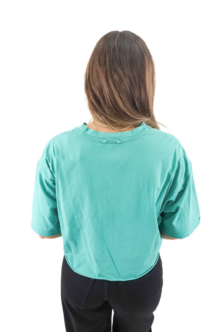 free people mvmt green short sleeve NWT (xs/s; retail $48)