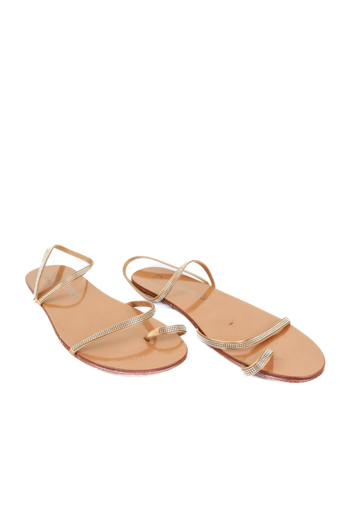Pedro Garcia diamond strap sandals (40; retail $540)