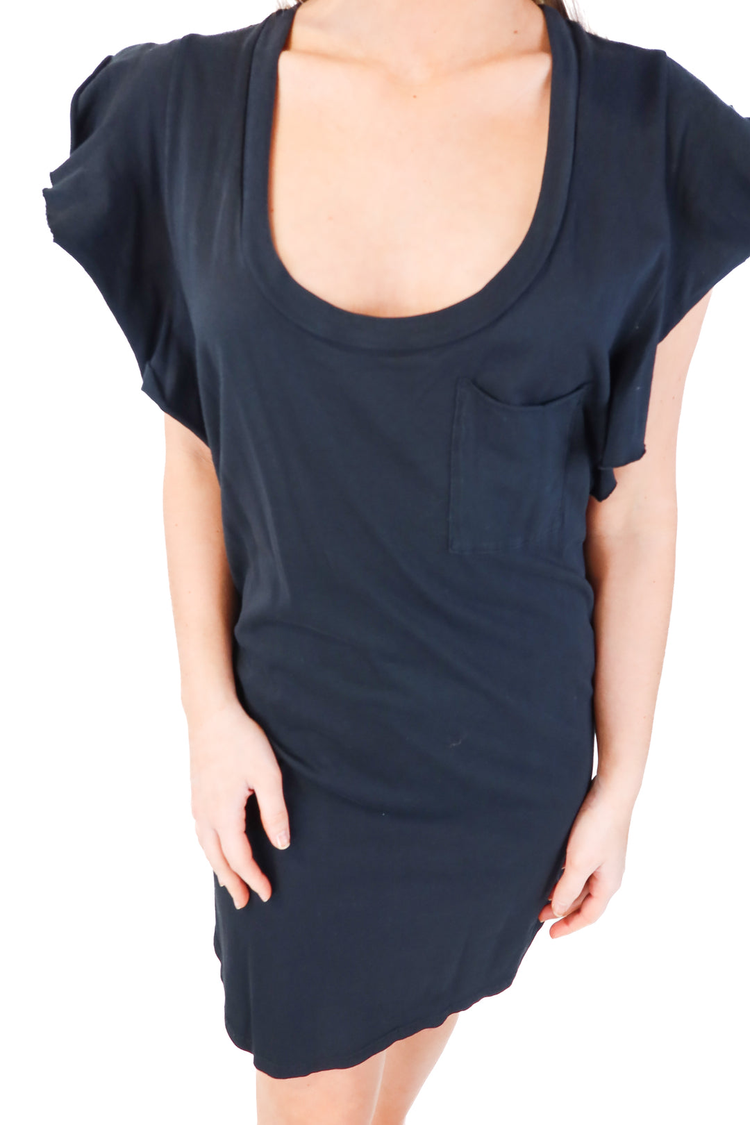 Pam & gella black tshirt dress (m)