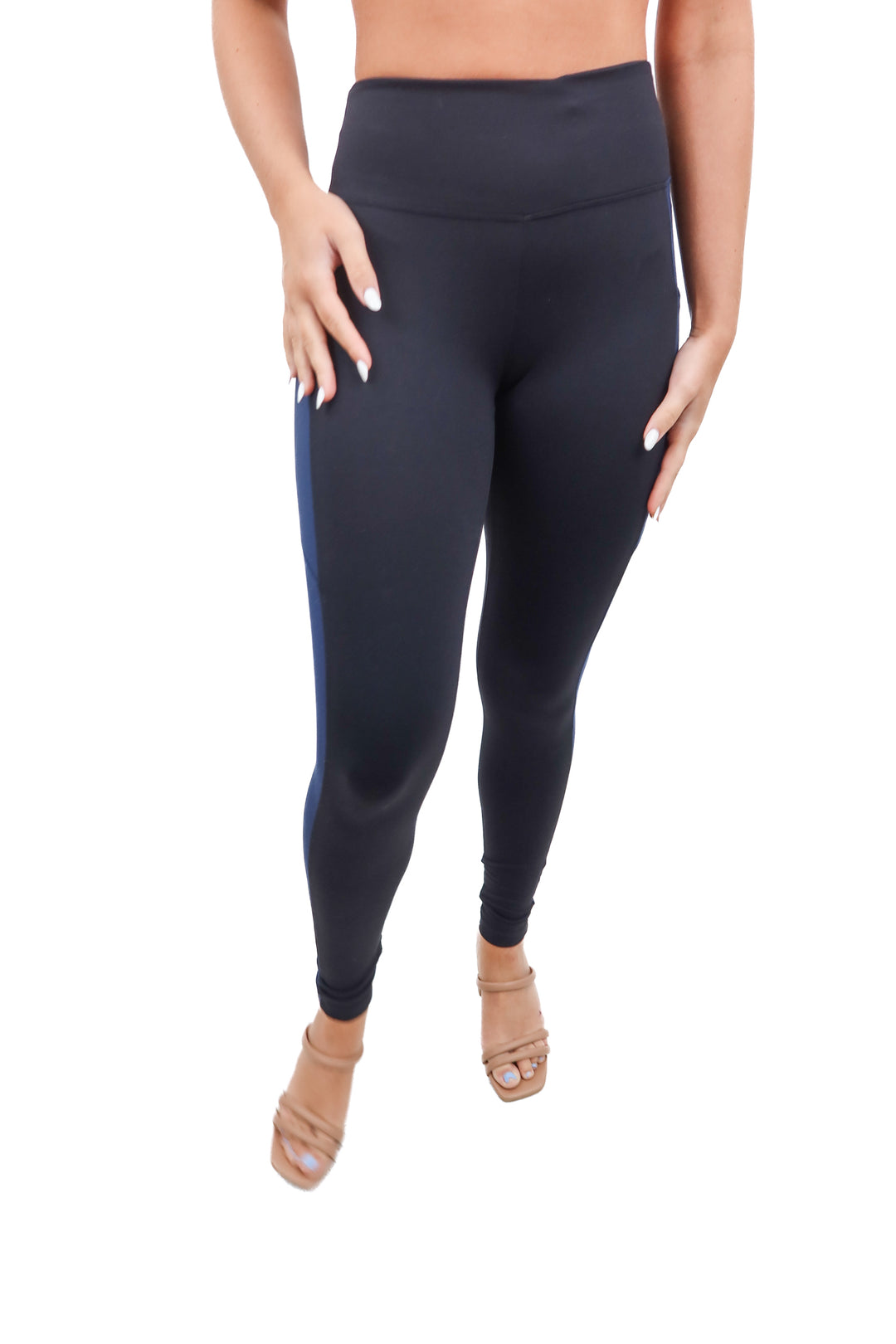 tommy john black/blue leggings NWT (xs; retail $88)