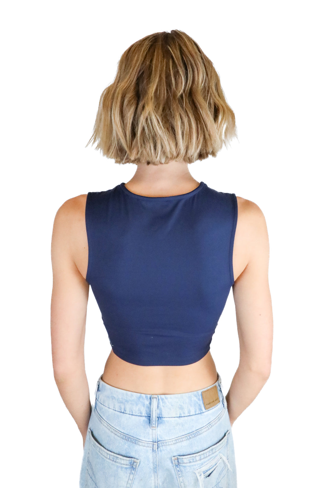 ivl collective navy muscle tank NWT (2; retail $58)