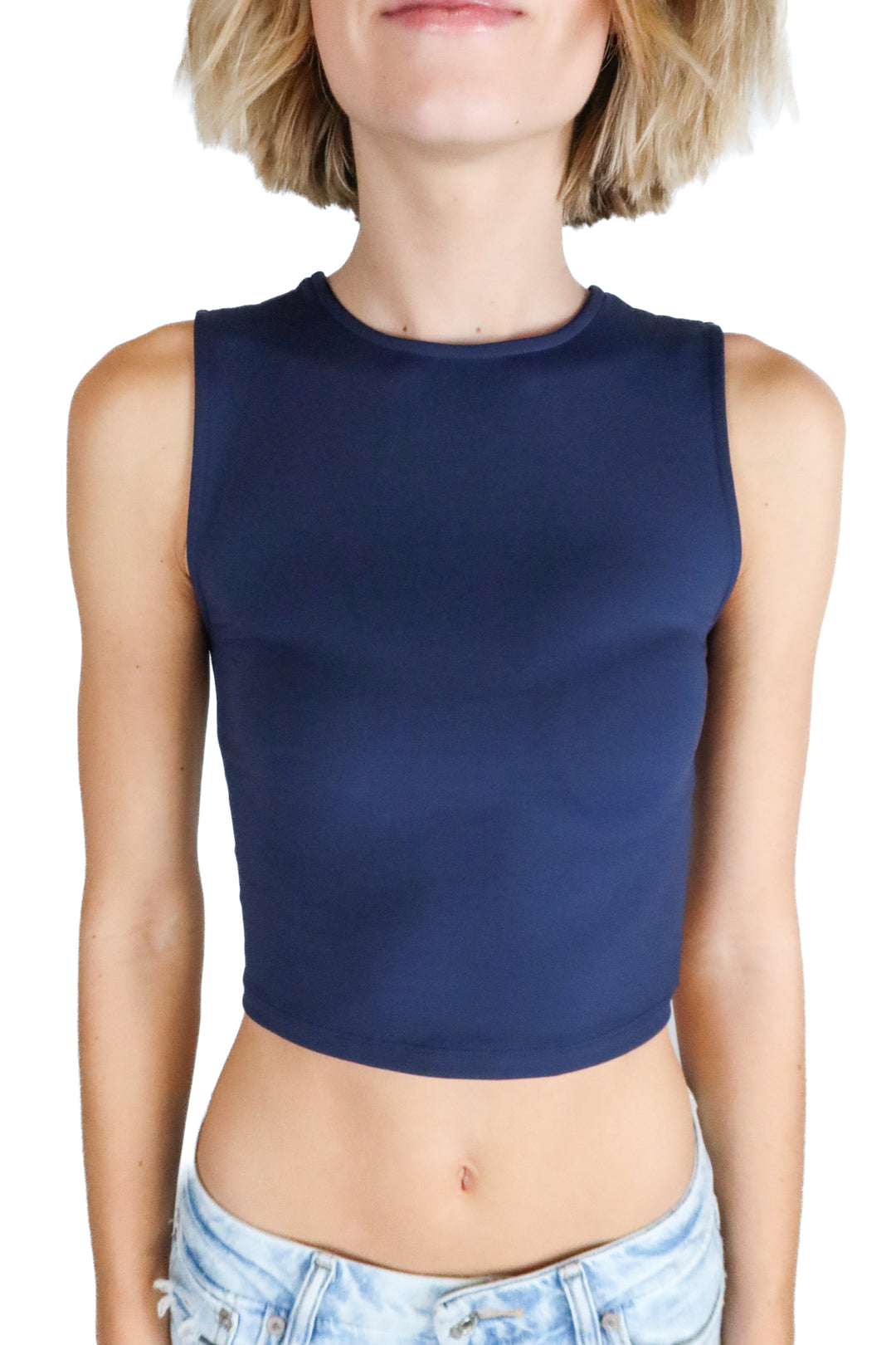 ivl collective navy muscle tank NWT (2; retail $58)