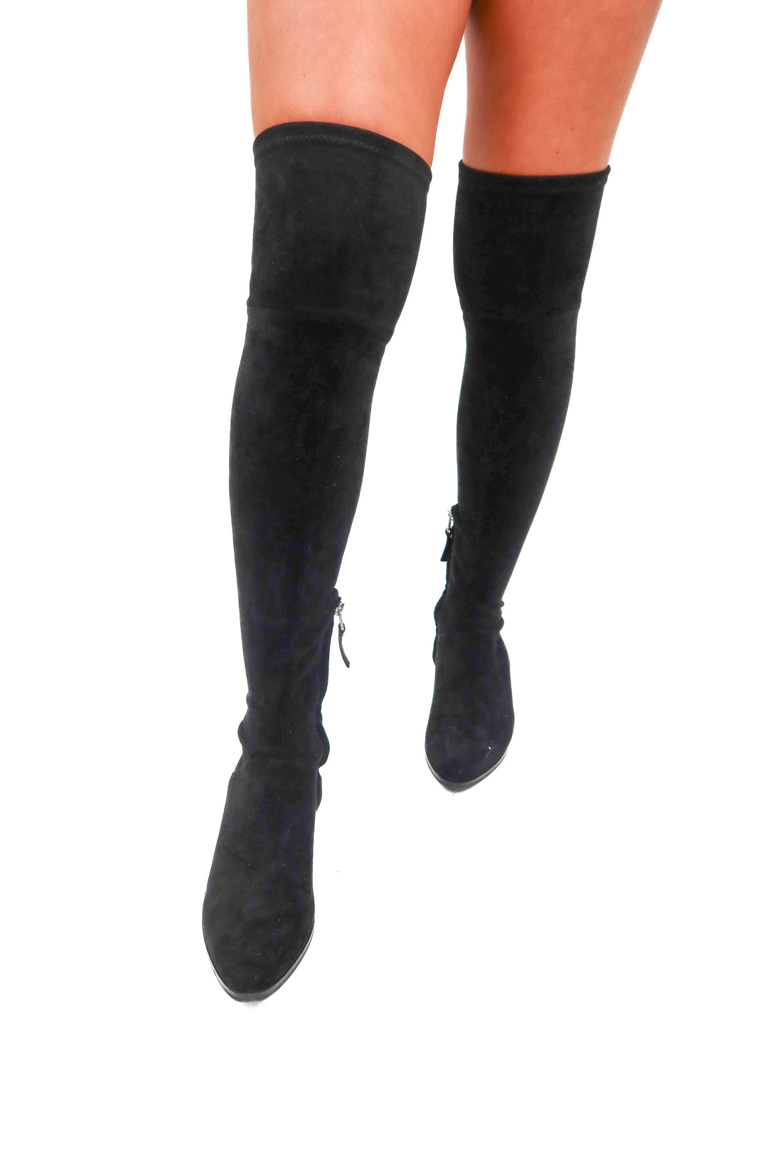 dolce vita black suede thigh high boots (8)