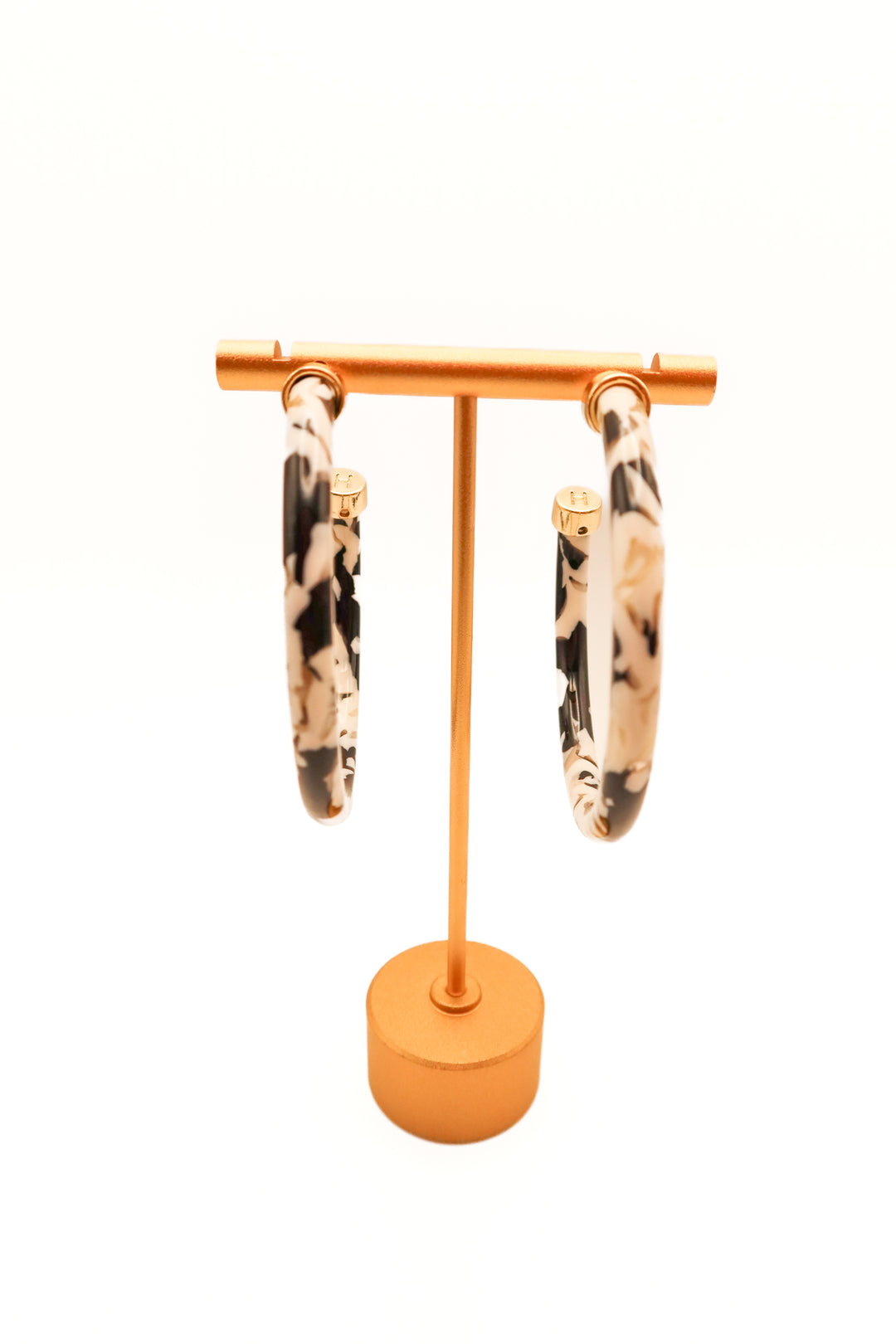 Hoo hoops black/white marble hoops (retail $45)