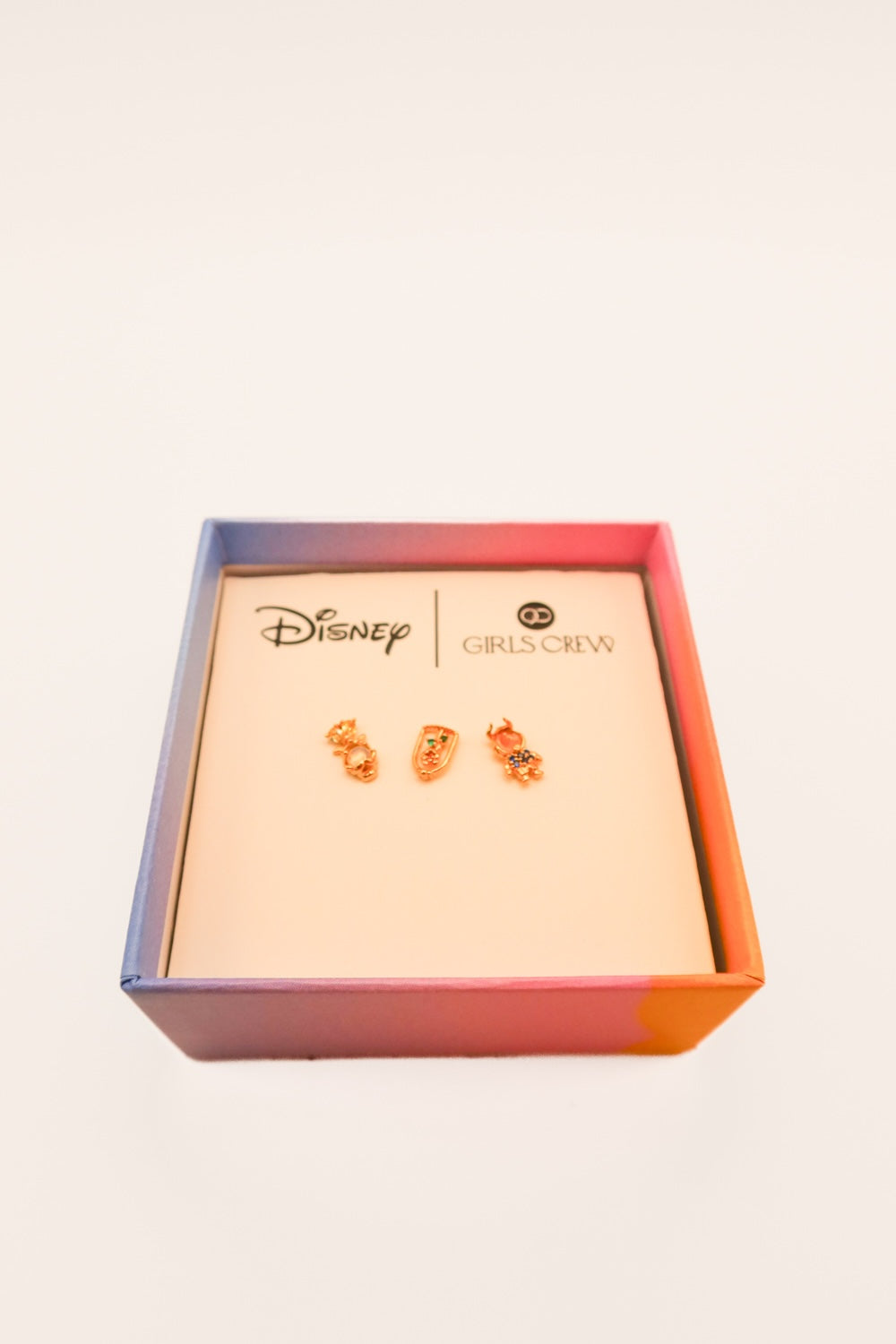 Disney girls crew stud earring set NWOT
