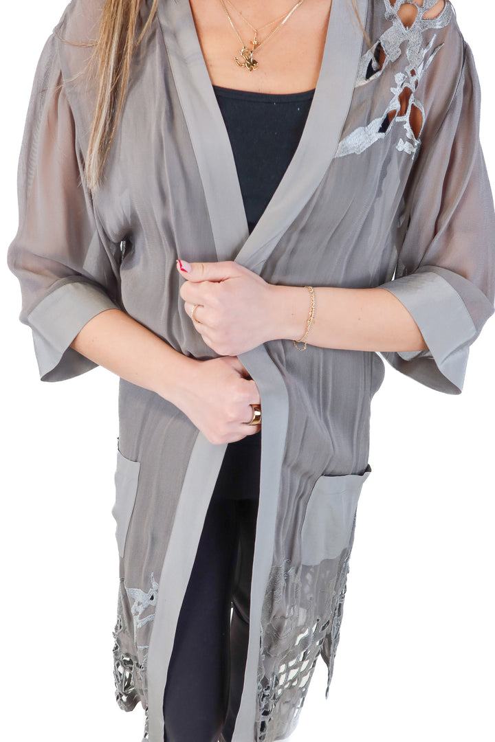 All saints grey cardigan (0)