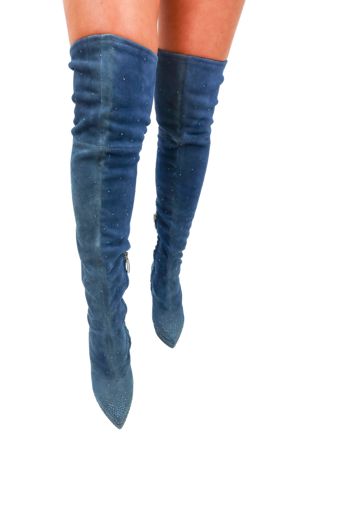 loriblu blue rhinestone thigh high boots (37)