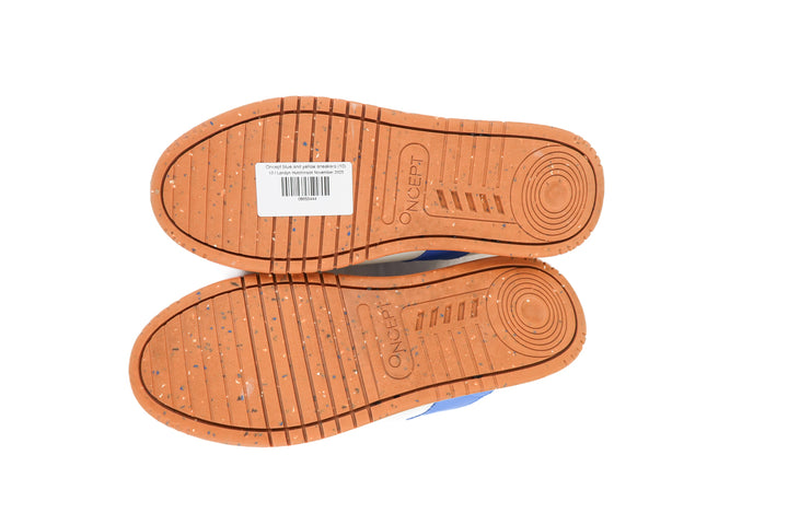 Oncept blue and yellow sneakers (10; retail $275)