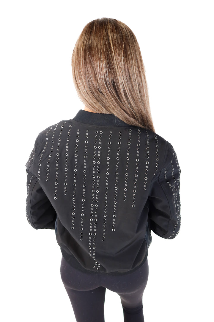 Blank NYC studded bomber jacket (s)
