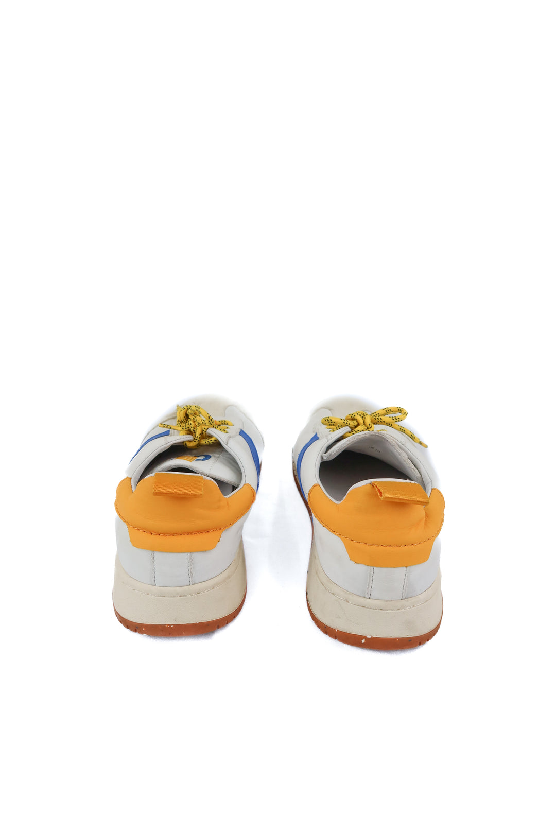Oncept blue and yellow sneakers (10; retail $275)