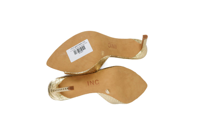 I.N.C gold heels (10)