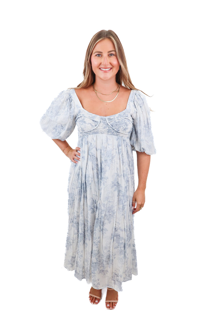 worth collective floral floral maxi dress (m; retail $88)