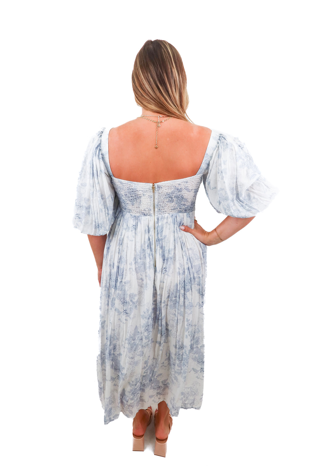 worth collective floral floral maxi dress (m; retail $88)