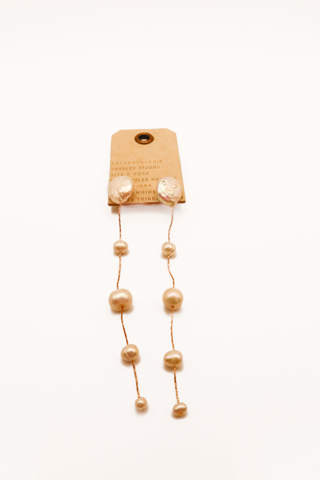 Anthropologie pearl dangle earrings NWT (retails for $44)