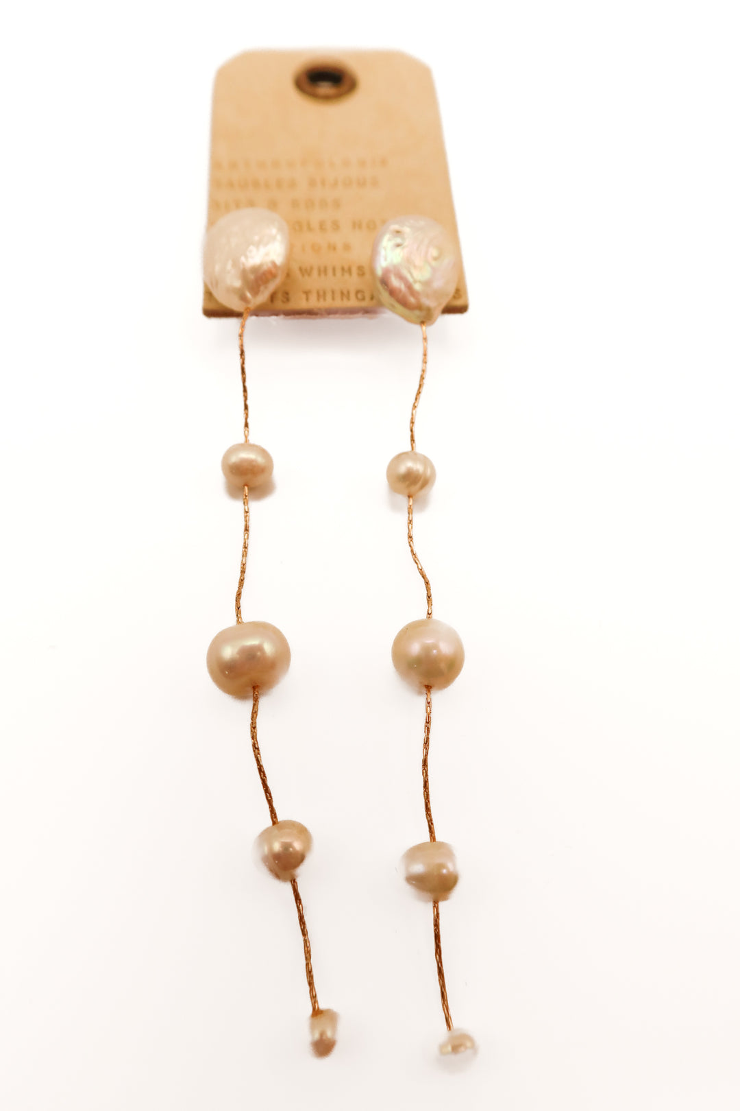 Anthropologie pearl dangle earrings NWT (retails for $44)