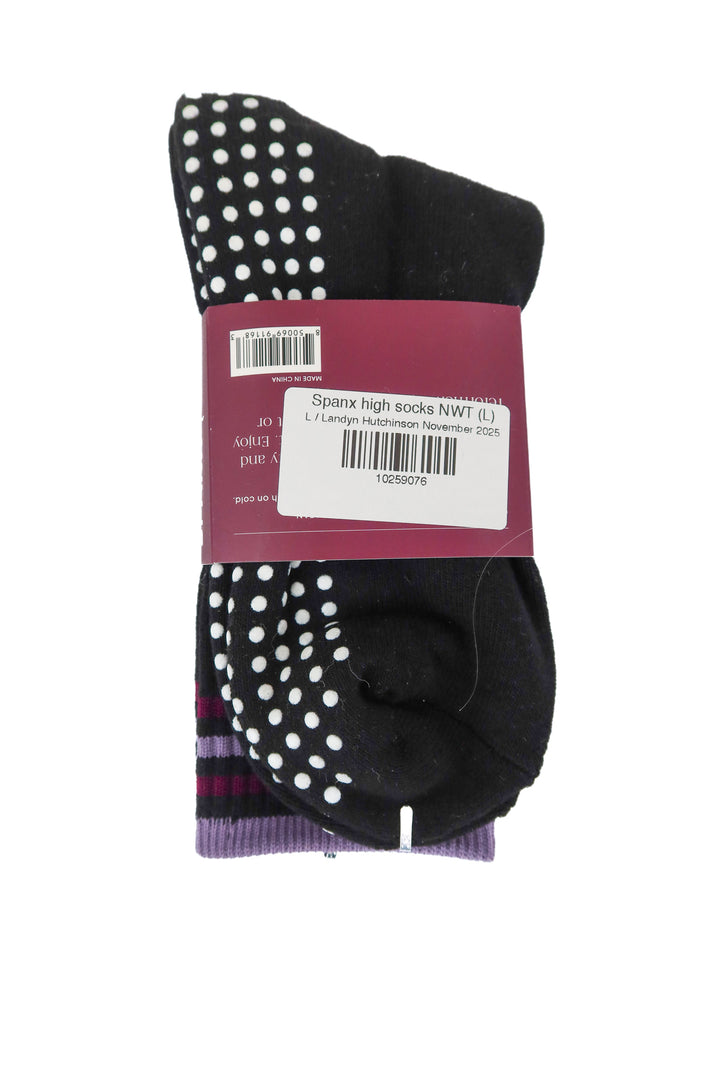 Spanx high socks NWT (L)
