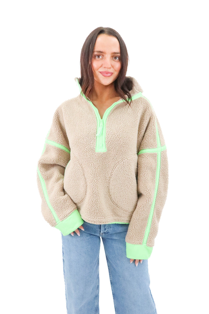 free people movement teddy pullover (m; retail $168)