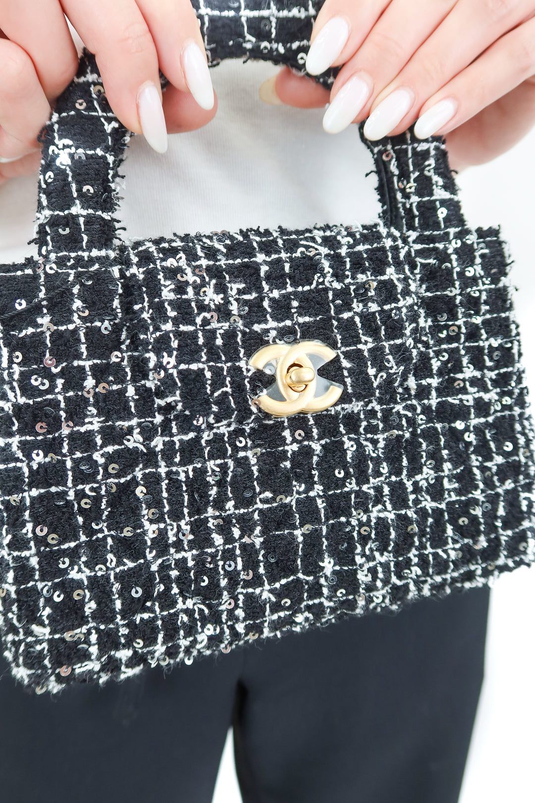 Chanel Nano Tweed Kelly Clutch on Chain Satchel NWOT (retail $4,500)