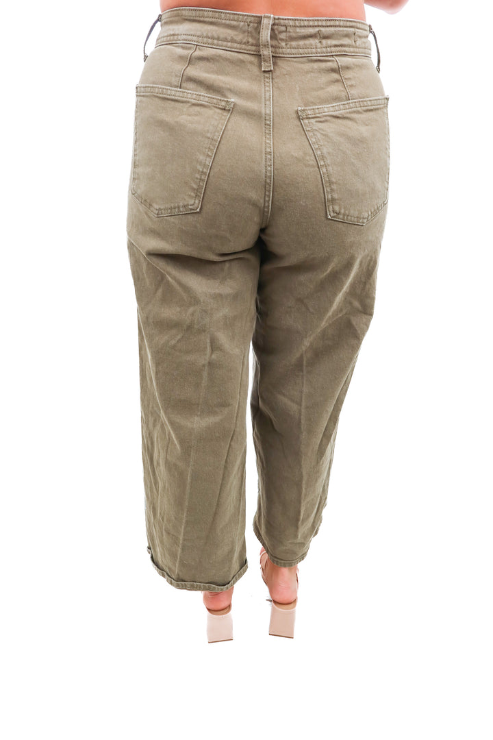 universal threads green wide leg pants (8)