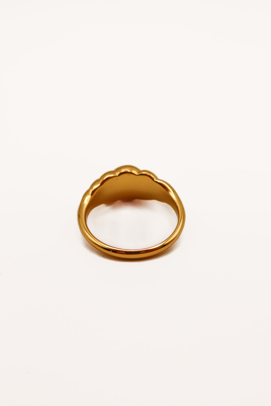 Gold crescent ring (size 8)