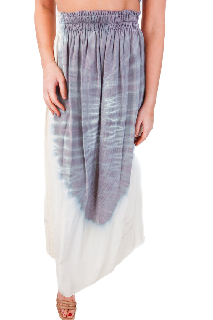 Love shack fancy tie dye maxi skirt (1=XS)