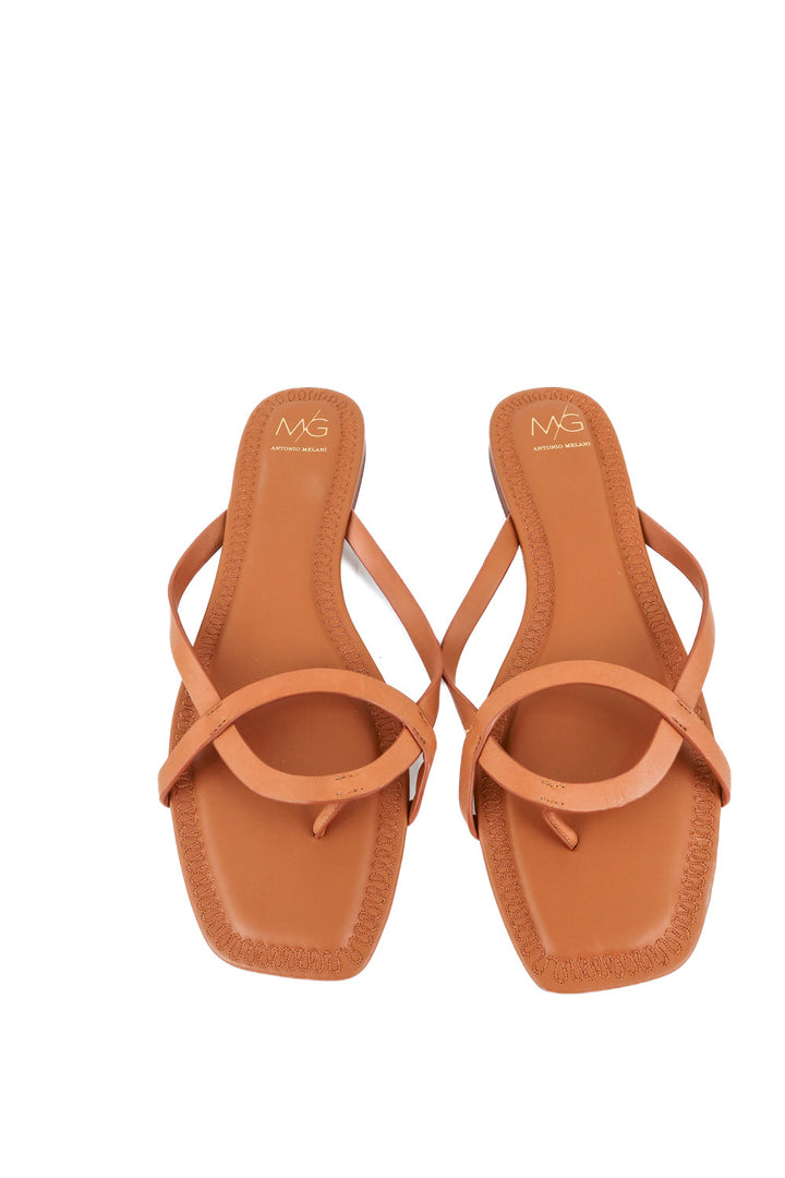 Antonio Melani brown leather sandals (10M)
