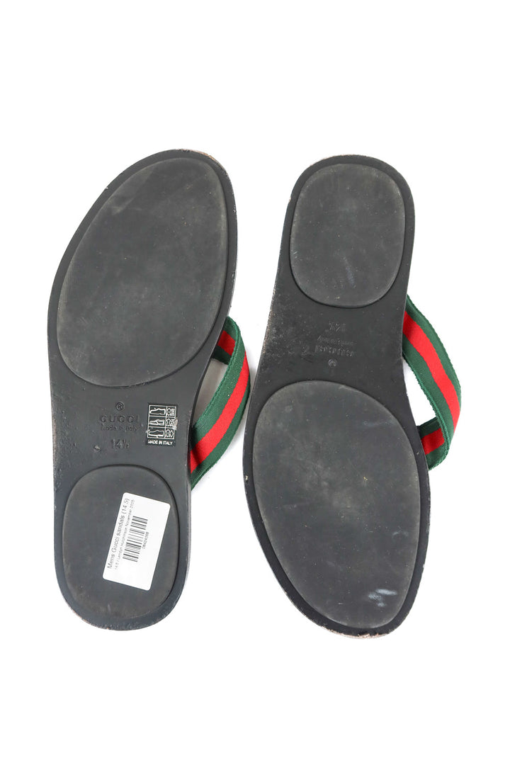 Mens Gucci sandals (14.5; retail $880)