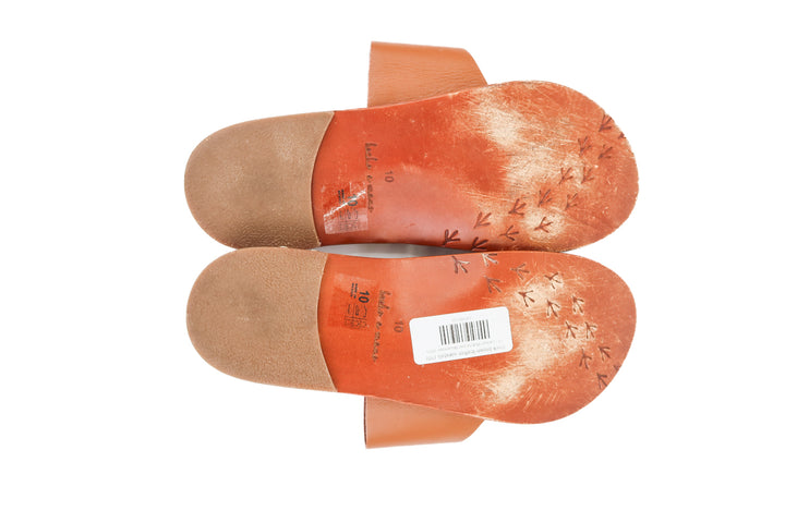 Beek brown leather sandals (10; retails $280)