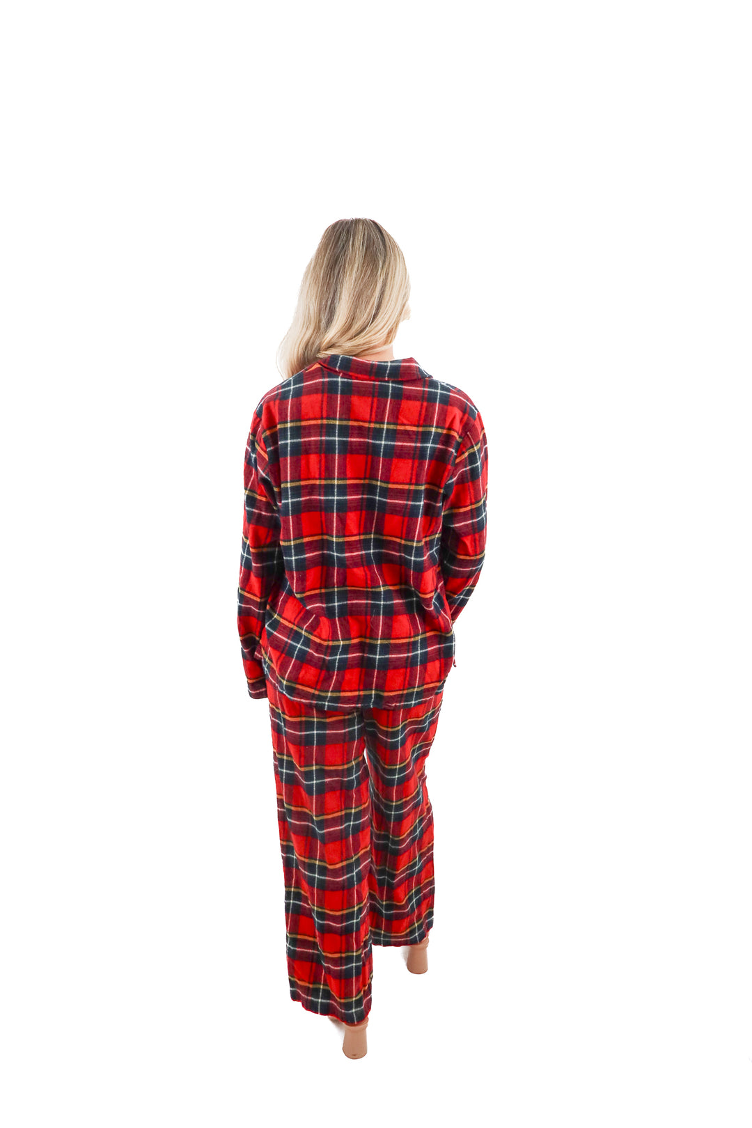 skims red plaid flannel PJ set (s)