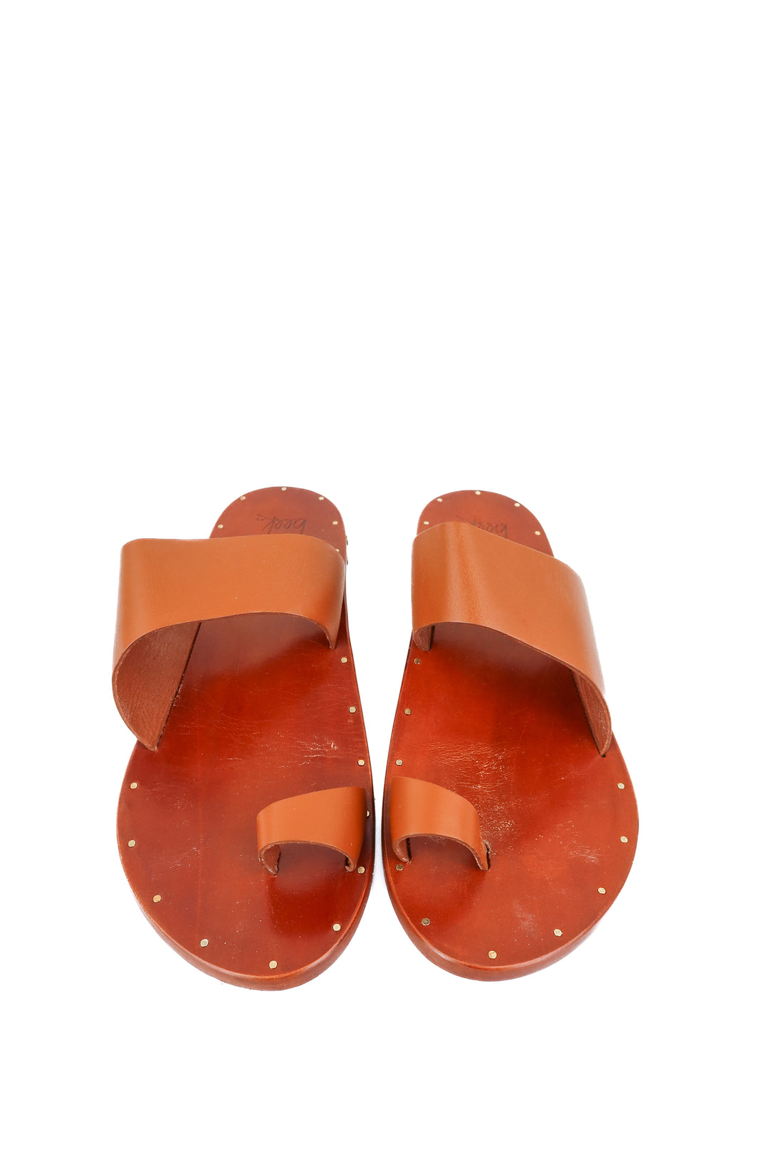 Beek brown leather sandals (10; retails $280)
