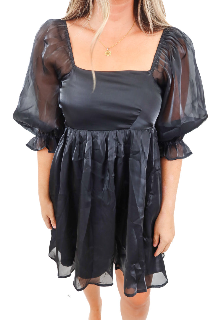 Entro black dress (S; retail $58) NWT
