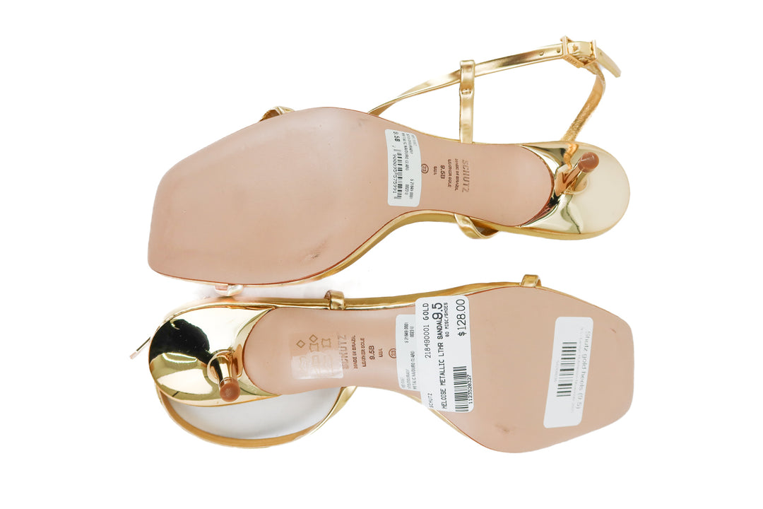 Schutz gold heels (9.5)