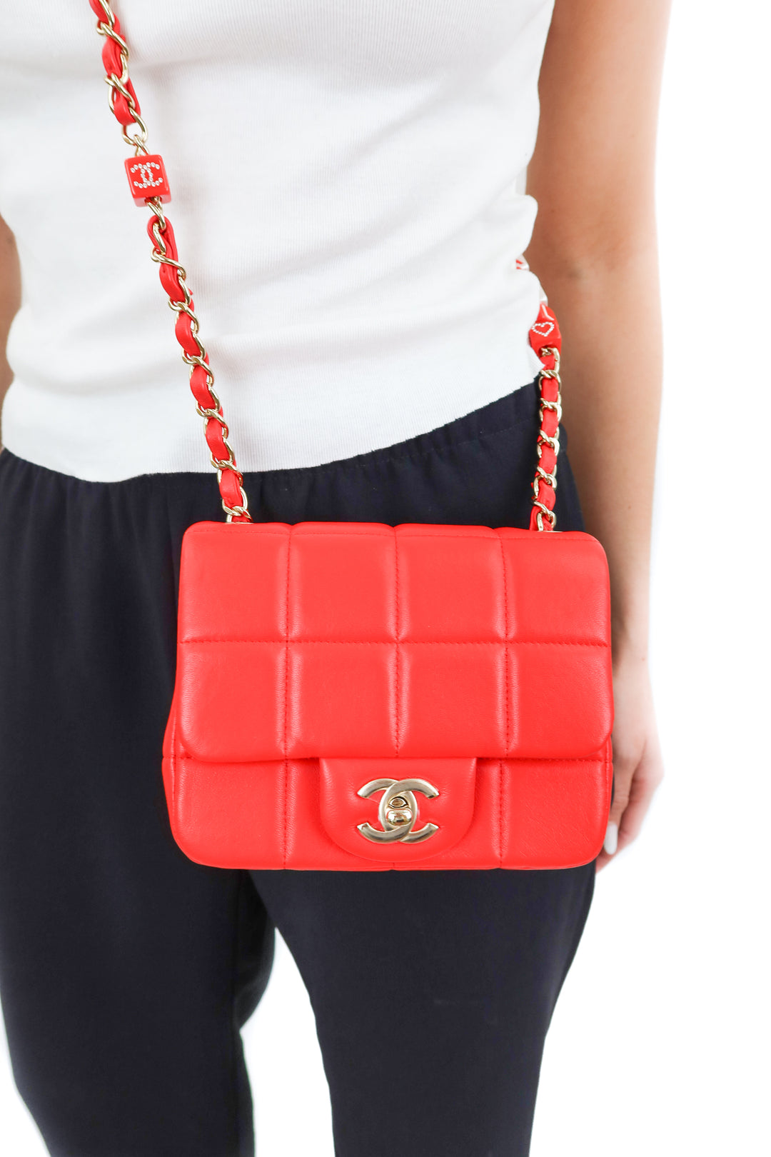 Chanel Monacoco Logo Blocks Square Flap Bag NWT (retail $4,600)