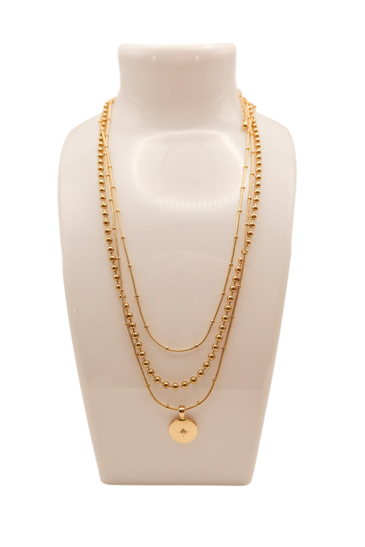 Panacea gold layered necklace NWT (retails for $38)