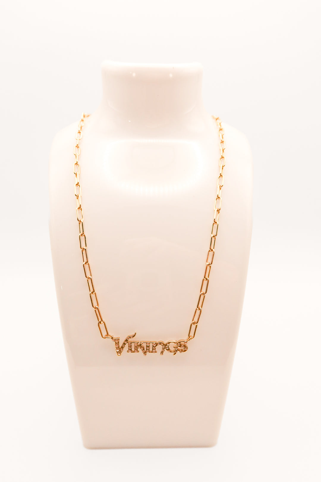 Baublebar X NFL gold Vikings necklace NWT (retail $48)