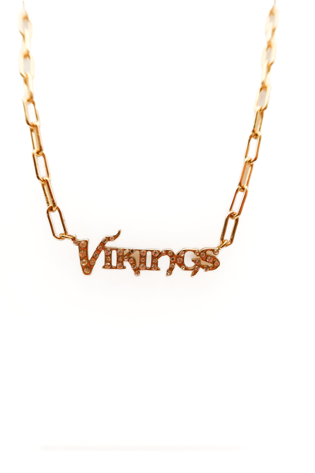 Baublebar X NFL gold Vikings necklace NWT (retail $48)