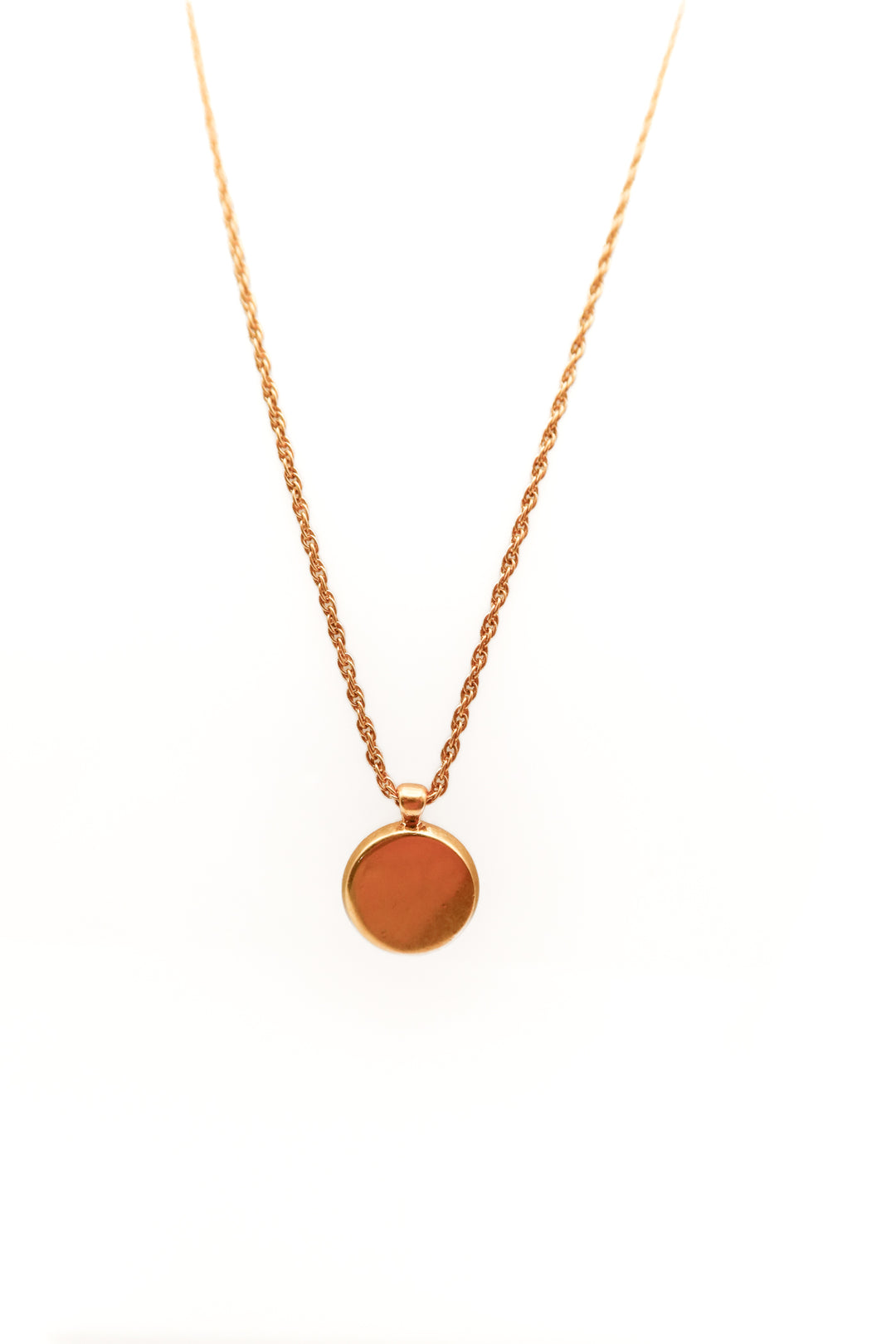 Madewell gold circle charm necklace (retail $68)