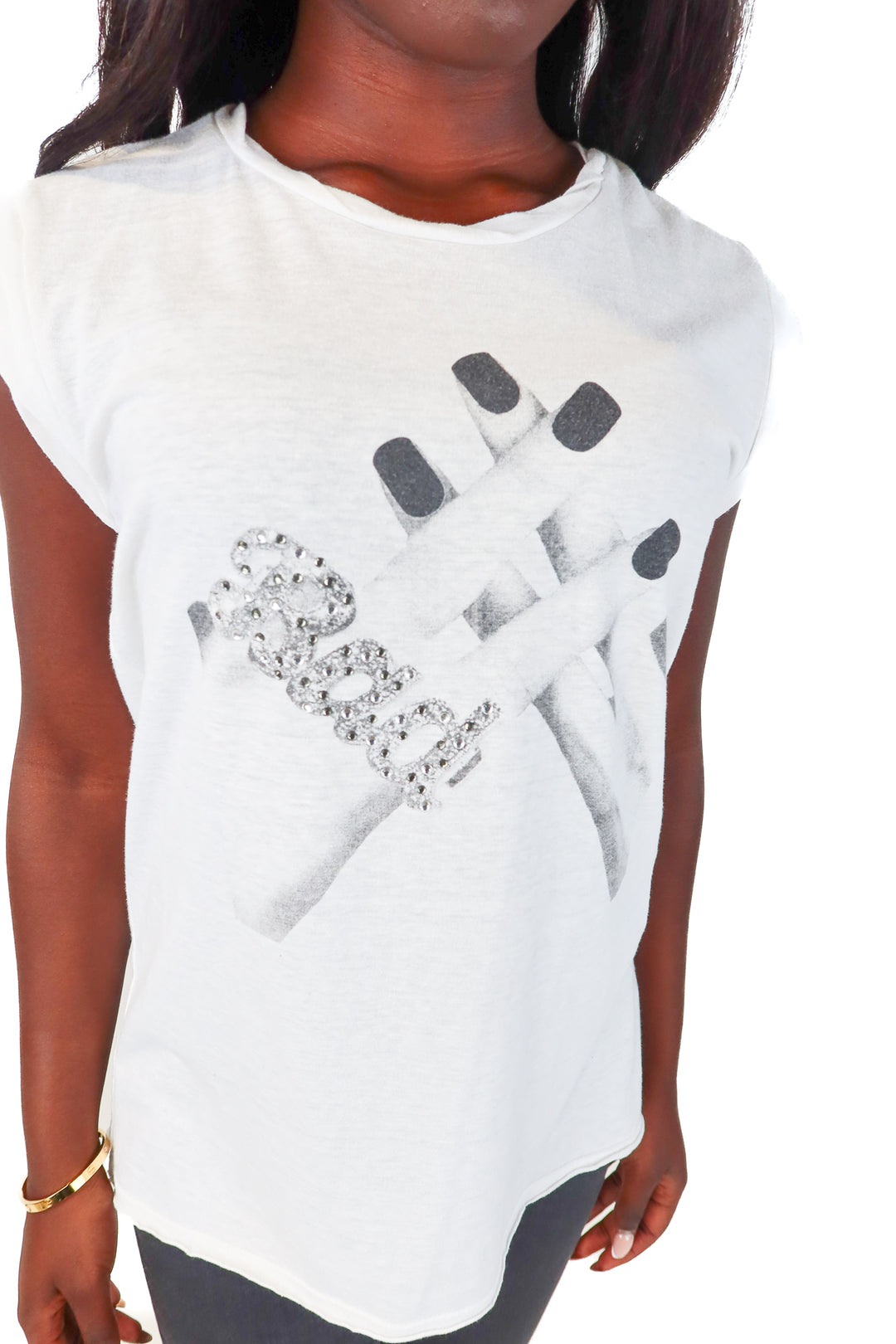 Pam & Gela nails graphic novel tee (s)